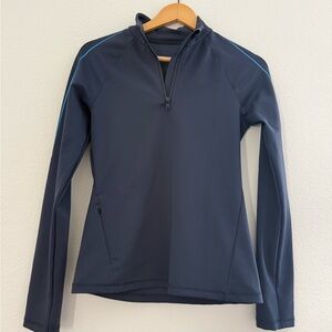 Outdoor Voices Dark Blue Long Sleeve Top
